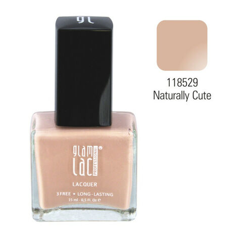 GlamLac Professional Gel Effect Nail Lacquer, Creamy